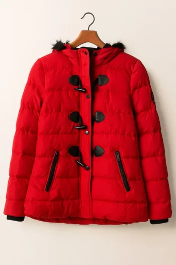 Blouson chaud Brave Soul - Taille 40/L - Rouge éclatant
