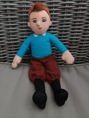 Jolie peluche Tintin neuve