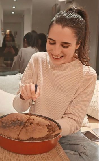 Pull hiver rose pale