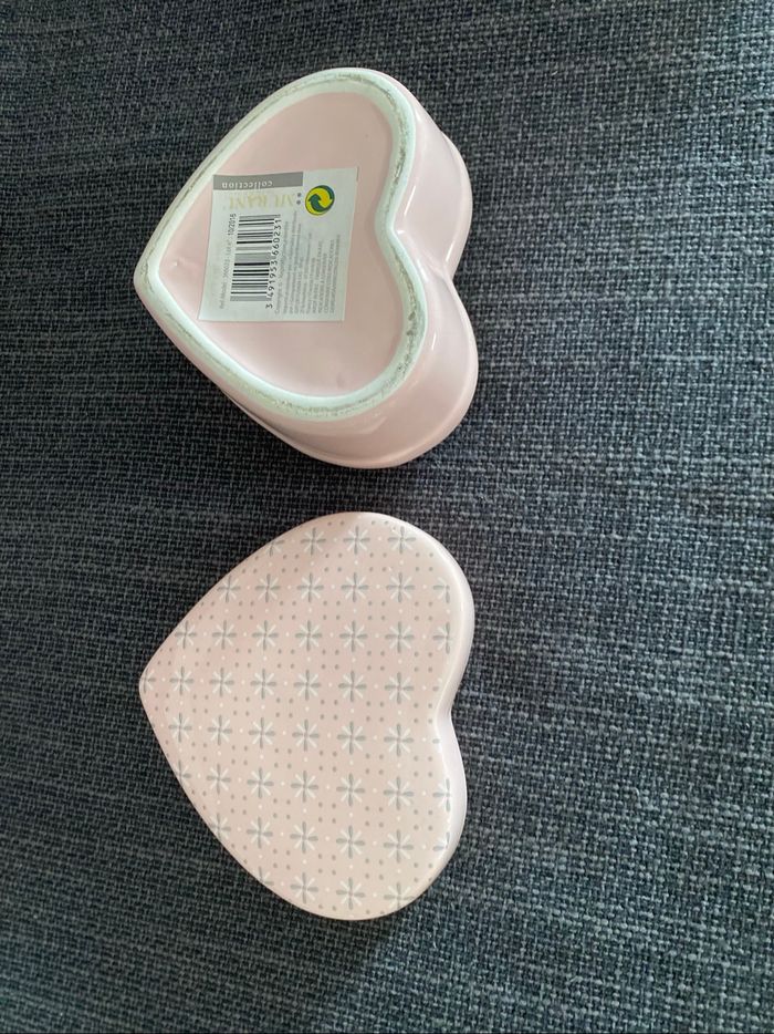 Boite à bijoux coeur rose en céramique Gifi - photo numéro 6