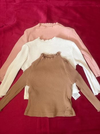 Lot 3 hauts bébé fille