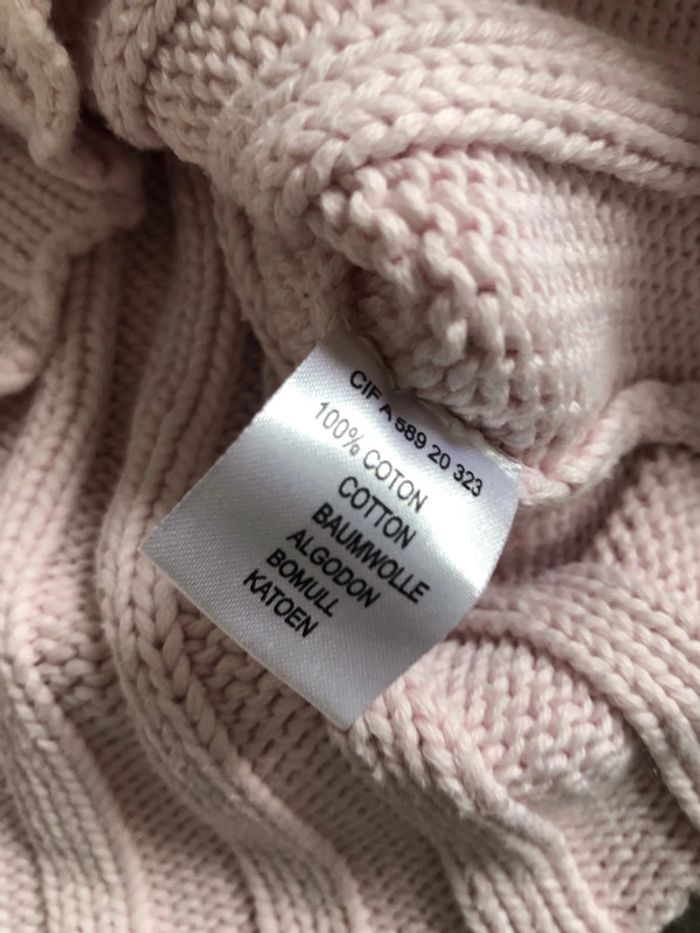 Pull rose clair printanier Somewhere taille 34/36 en coton - photo numéro 6