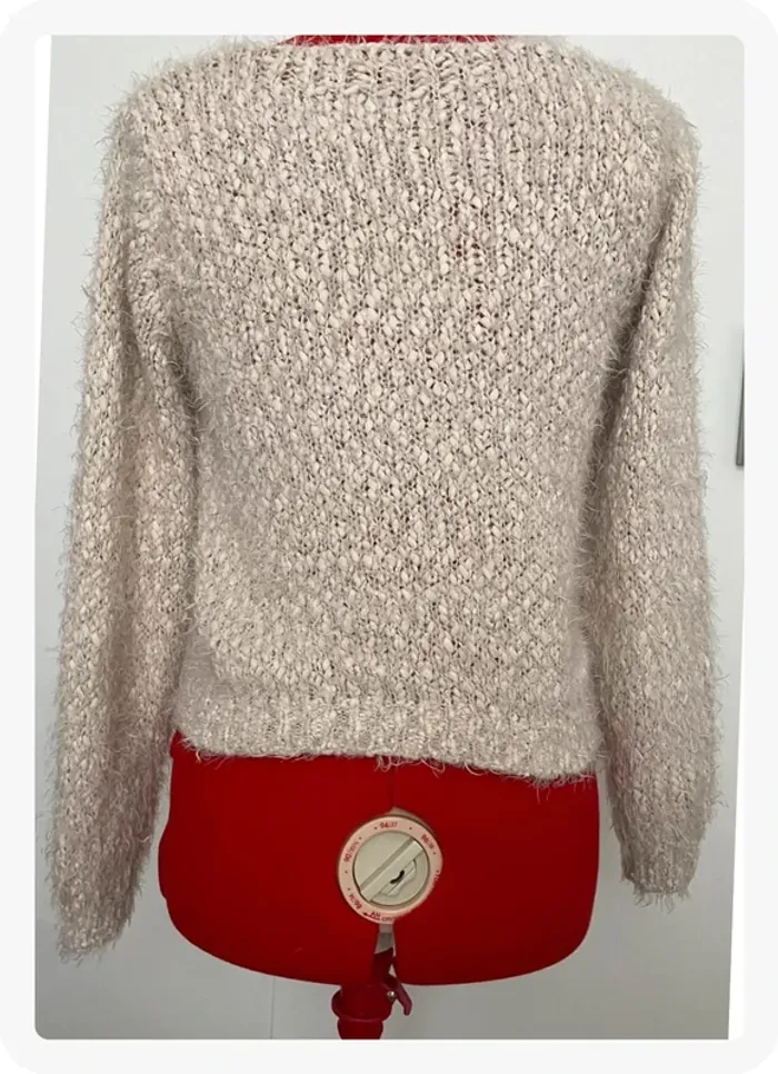 Pull piloupilou beige creme - photo numéro 3