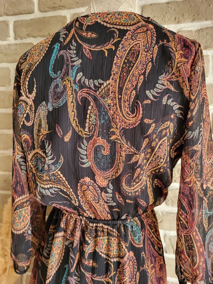 Robe longue et fluide imprimé cachemire Cache Cache - Bohème chic - photo numéro 12
