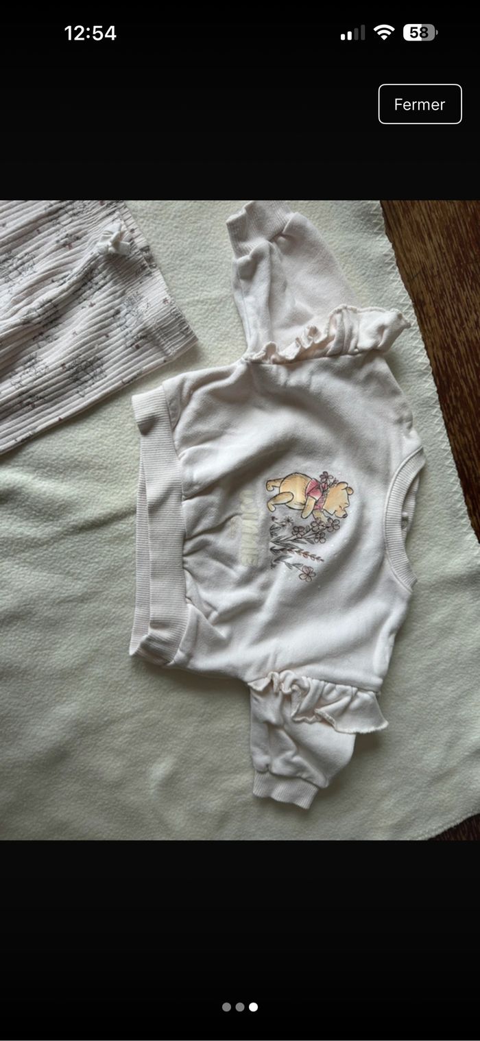 Ensemble Winnie l’Ourson 1 mois - photo numéro 3