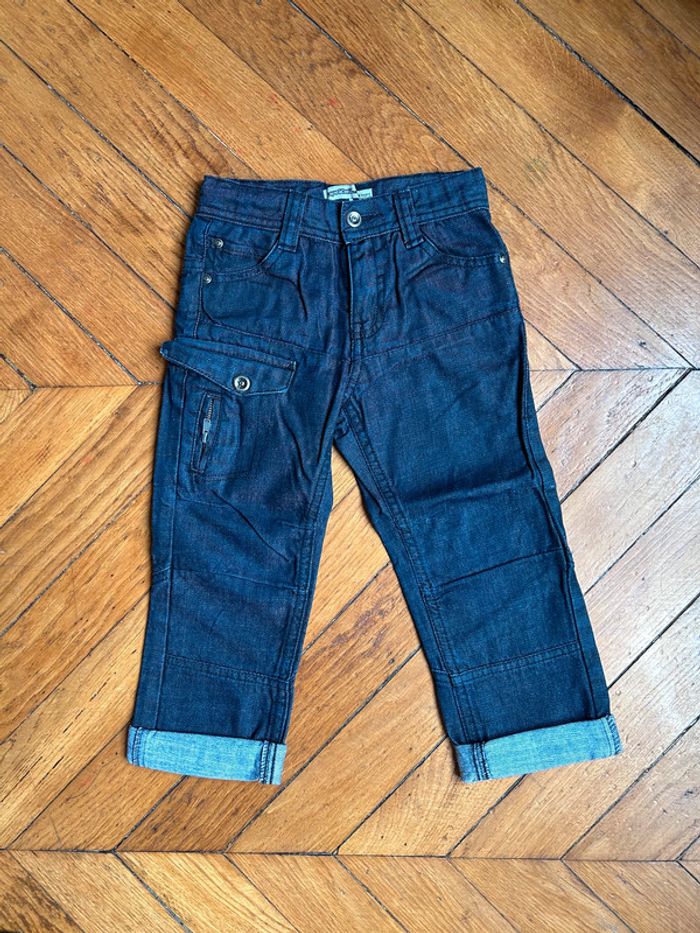 Neuf Jean tape à l’œil taille 4 ans, gris