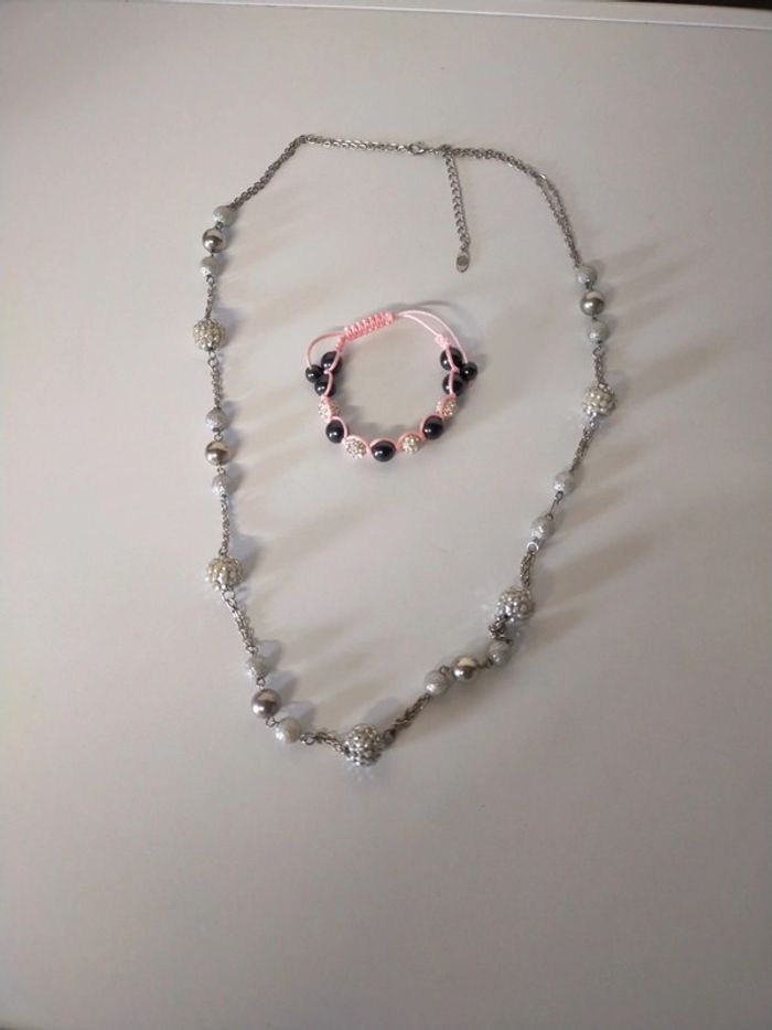 Collier+ bracelet  femme
