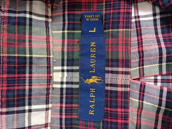Chemise Ralph Laurent manche Longue / taille L / A carreaux / Très bon état - photo numéro 6