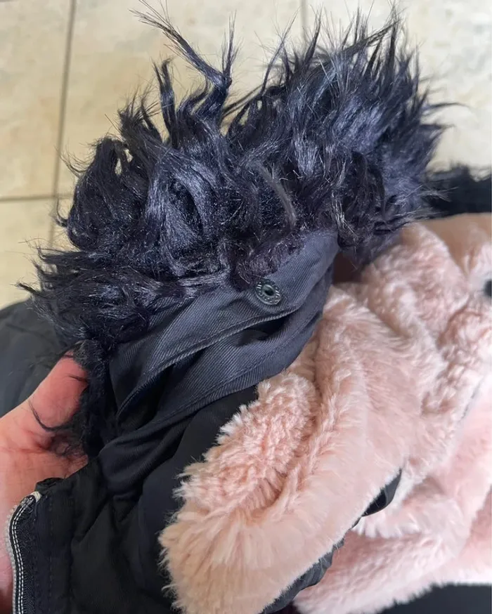 Manteau bleu marine à capuche et ceinture 4 ans - Catimini - photo numéro 11