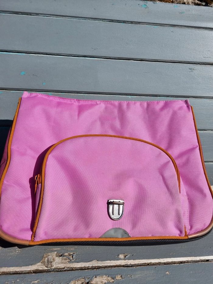 Cartable tann s rose fushia - photo numéro 6
