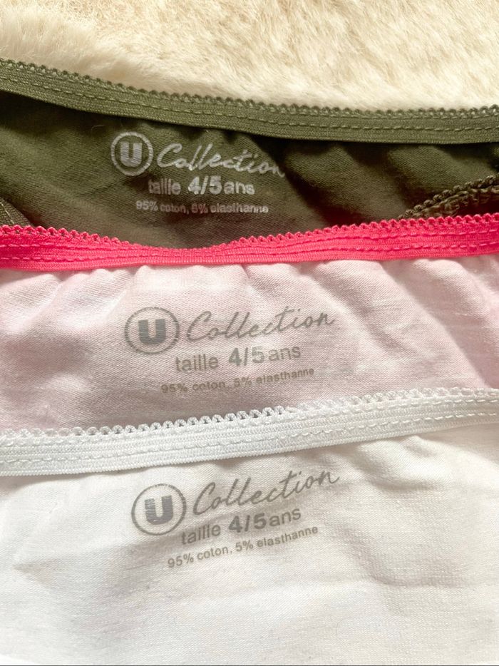 Lot de huit petites culottes 4-5ans - photo numéro 8