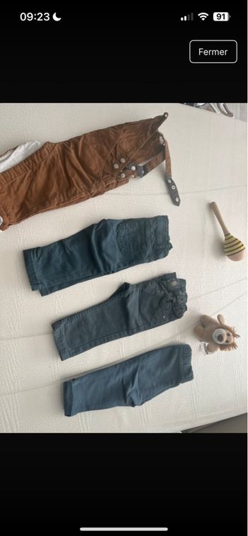 Lot de pantalons 6 mois