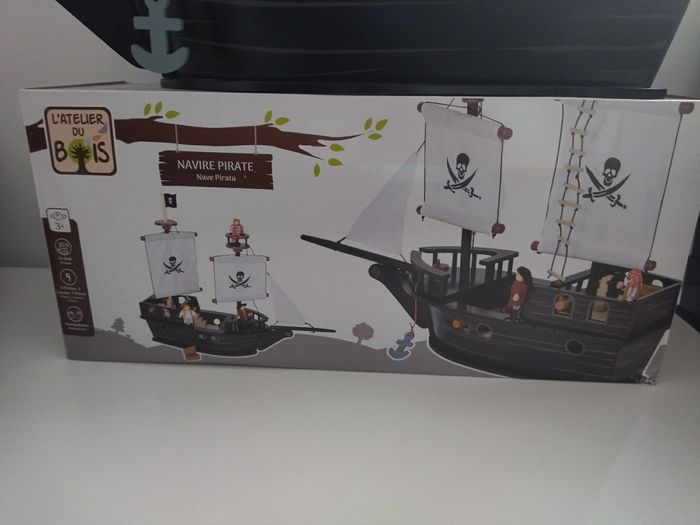 Bateau de pirate en bois l'atelier du bois - photo numéro 3