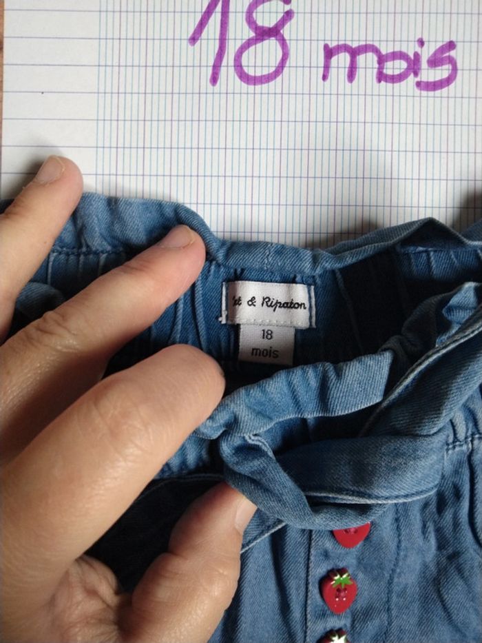 Short paperbag en jean - photo numéro 2