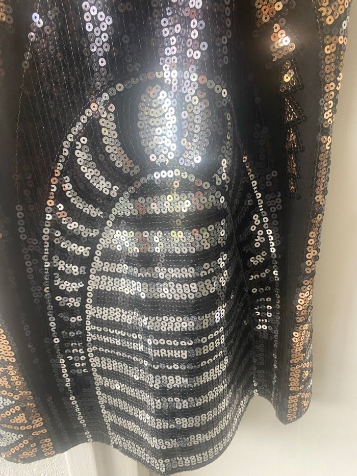 Débardeur noir à sequin TBE taille S - photo numéro 2