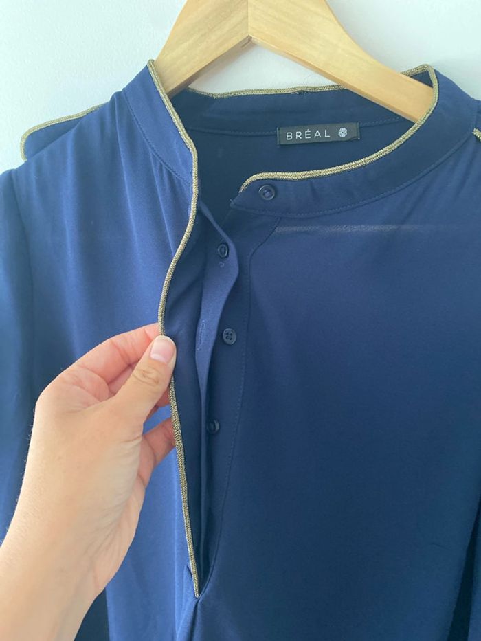Blouse fluide bleu - photo numéro 4