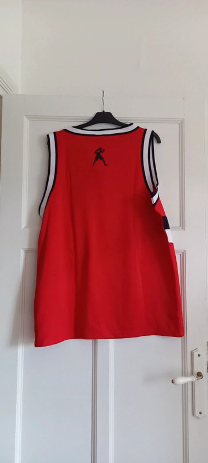 Maillot New Yorker Athletics XL rouge noir blanc - photo numéro 2