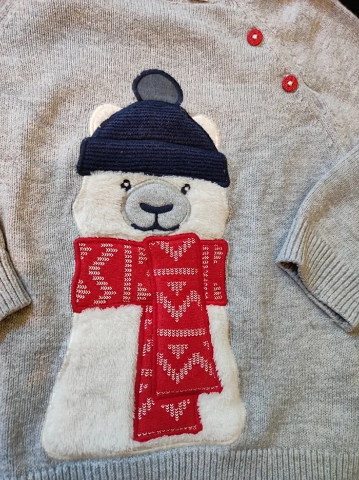 Pull chaud hiver 2 ans obaibi - photo numéro 2