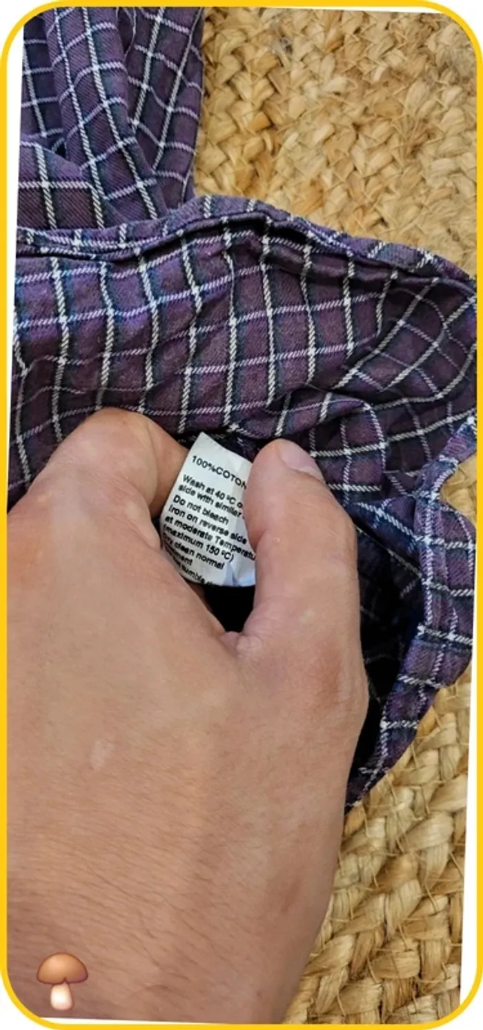 Chemise à carraux homme Mise au Green – Taille XL – Très bon état
- Violet - photo numéro 8