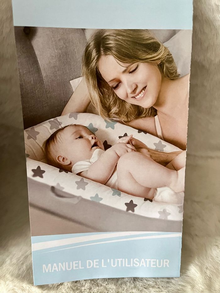 Nid de bébé, réducteur de lit pour bébé 100 % coton, dans son sac de rangement - photo numéro 7