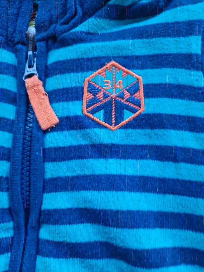 Sweat zippé chaud garçon _ taille 23 mois _ Orchestra - photo numéro 2