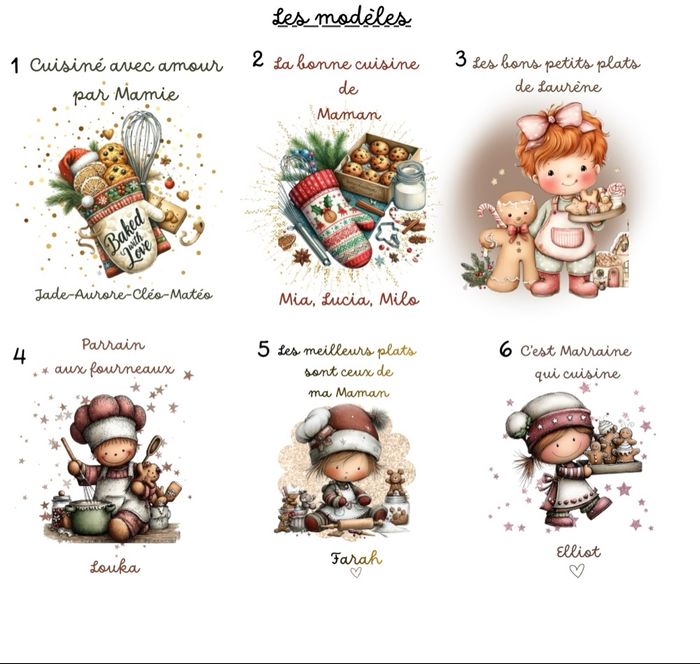 Set gant et manique de cuisine personnalisés - photo numéro 2