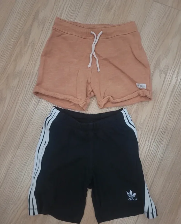 Lot de shorts adidas et h&m