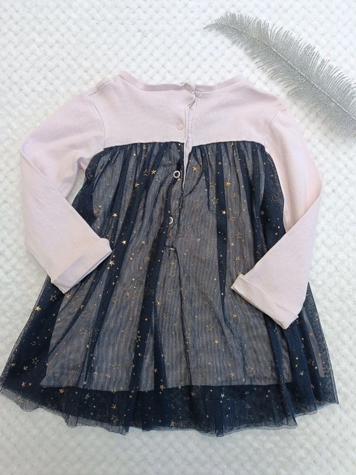 🔸Robe Rose & Bleu Marine Sucre d'Orge – 18 Mois🔸 - photo numéro 7