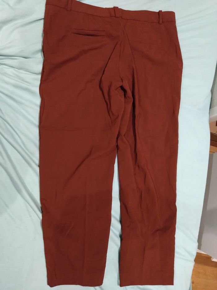Pantalon rouge brique 44 - photo numéro 4