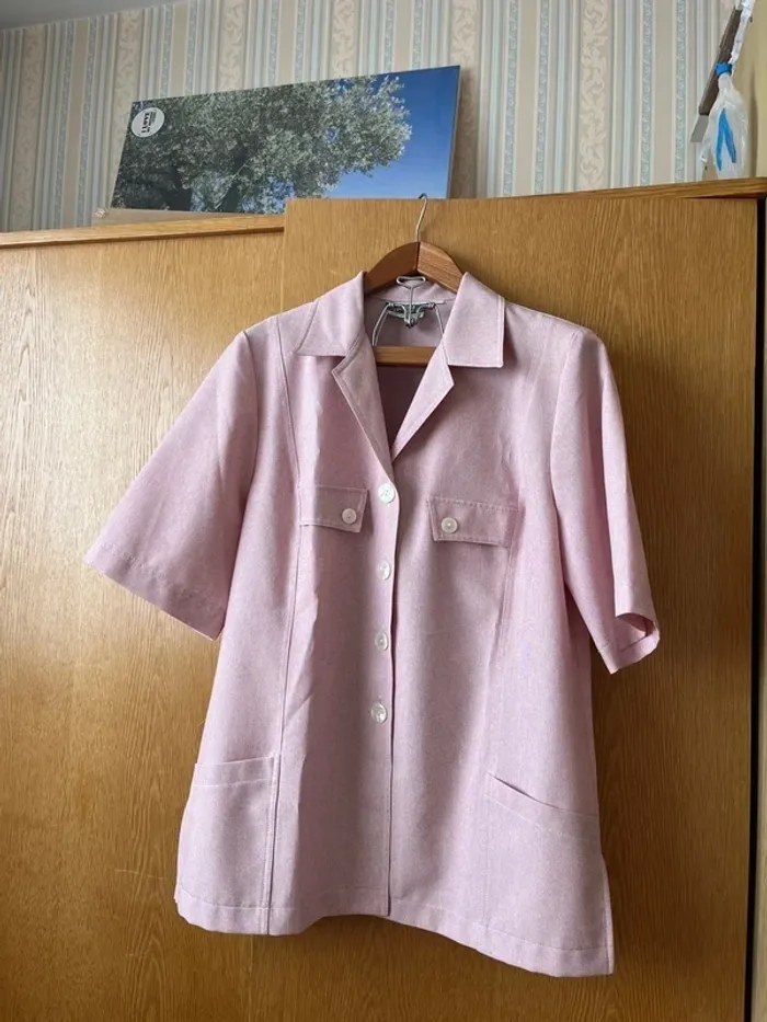 Veste chemise Rose Made in France