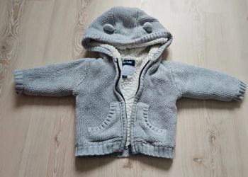 Veste grise molletonnée