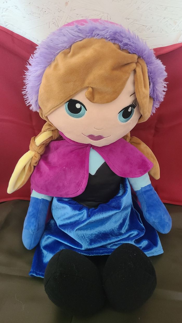 Poupée Peluche Princesse Anna  de la Reine des Neiges - photo numéro 2