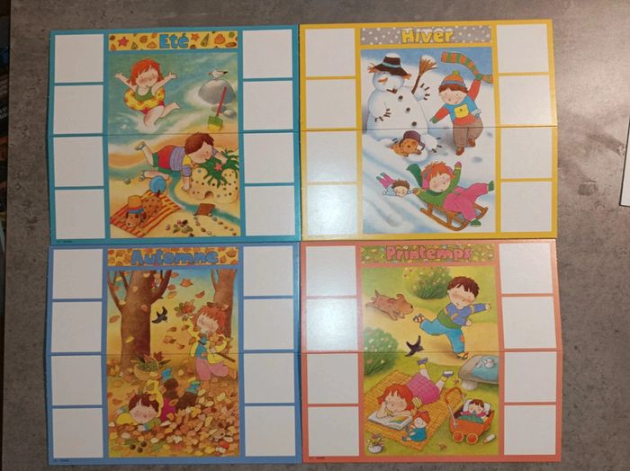 Jeu de société vintage 1987 "Au pays des journées et des saisons" - photo numéro 3