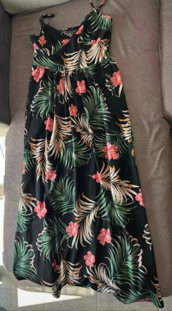 Robe longue fleuri