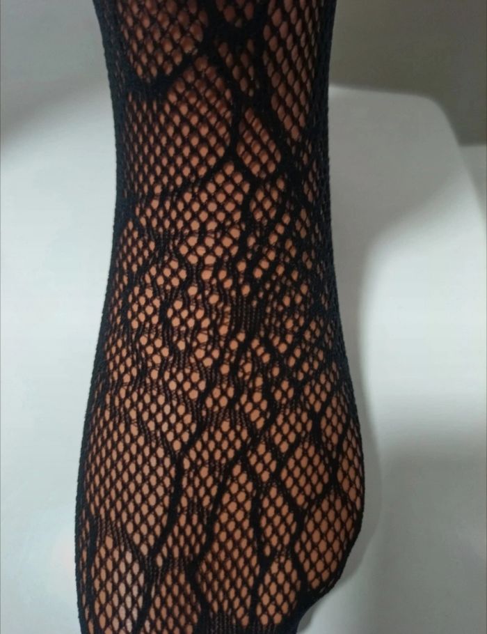 Collant résille motif fantaisie - photo numéro 5