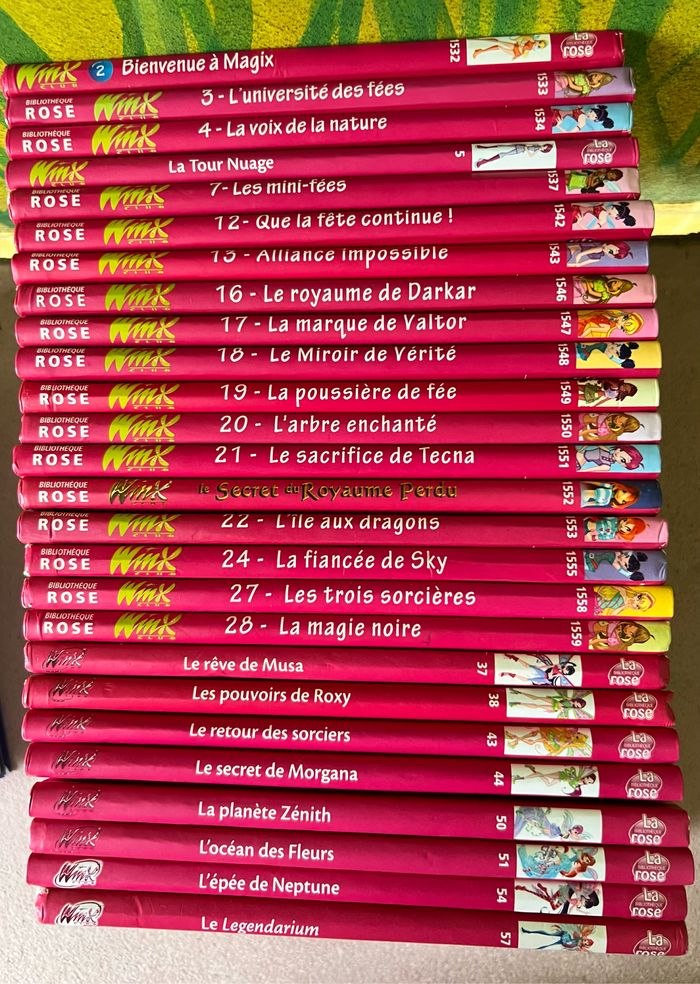 Les winx bibliothèque rose