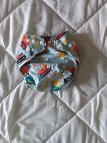 Couche lavable véhicules Little Bloom 0-3A