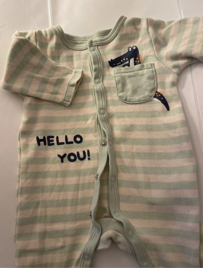 Pyjama 1 pièce Gemo 3 mois - photo numéro 2