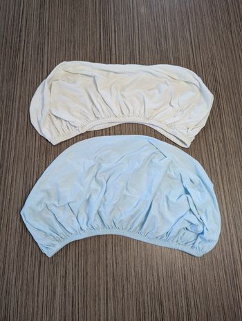 Lot de 2 housses de matelas bébé