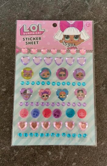Planche de stickers LOL