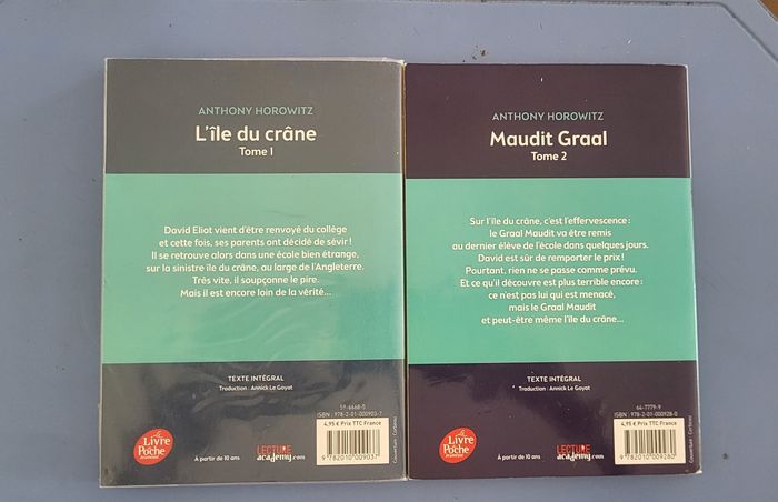 T1&2 David, L'île du crâne & Maudit Graal de Anthony Horowitz - photo numéro 3