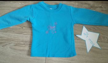 Pull 24 mois bleu