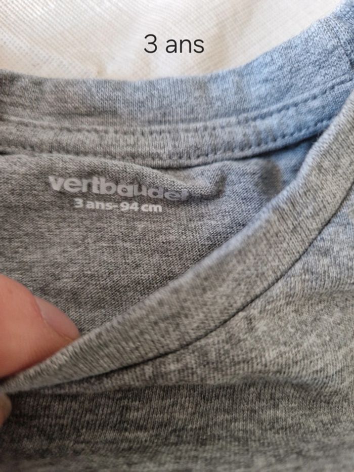 Tee shirt à longue manche 3 ans - photo numéro 3