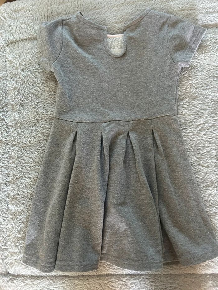 Robe molleton cœur sequin in extenso 4 ans - photo numéro 4