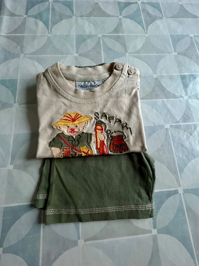 Ensemble garçon bébé 1 an (12 mois) - Tracky Tracks - en très bon état - photo numéro 4