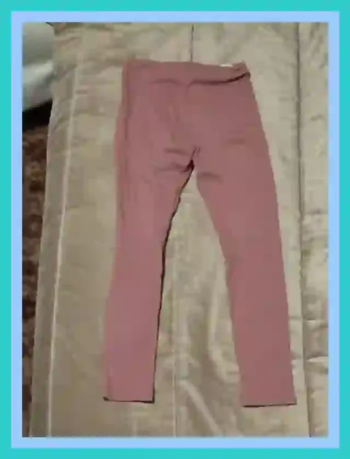 Legging H&M rose lila intérieur moutonné fille 10 ans - 7522335375 - photo numéro 9