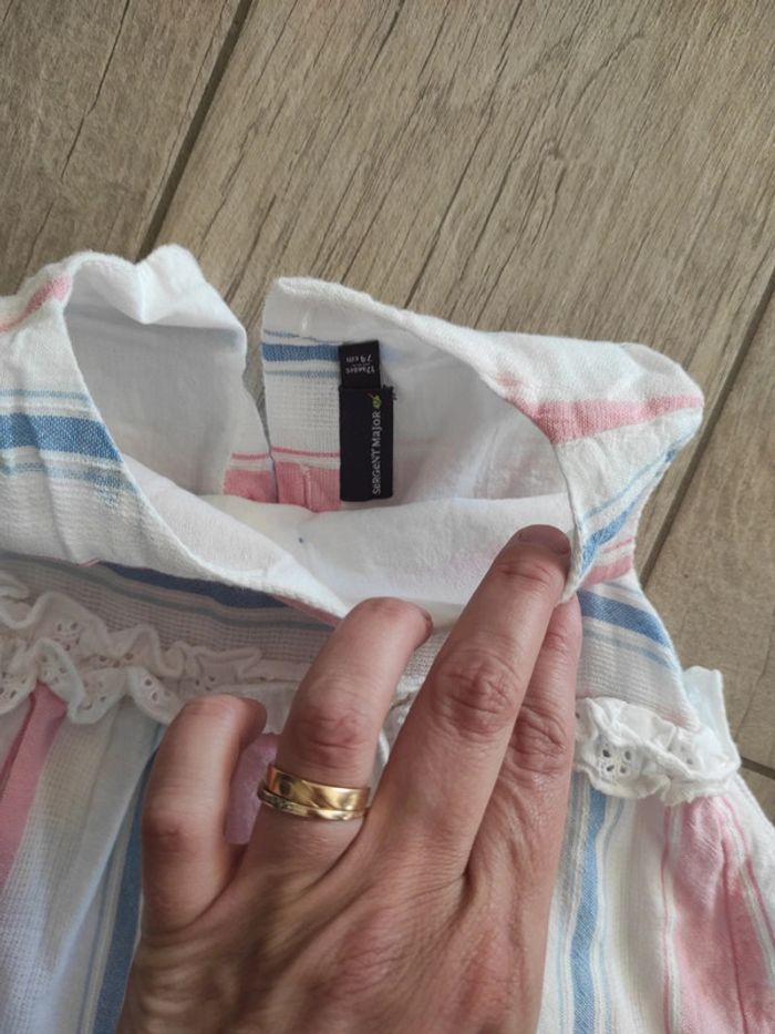 Robe été 12 mois sergent major hippocampe - photo numéro 4