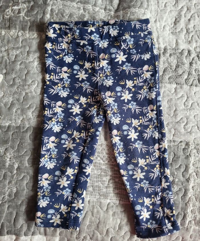 Legging à fleurs 24/36 mois