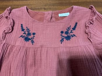 Robe vieux rose taille 8 ans 