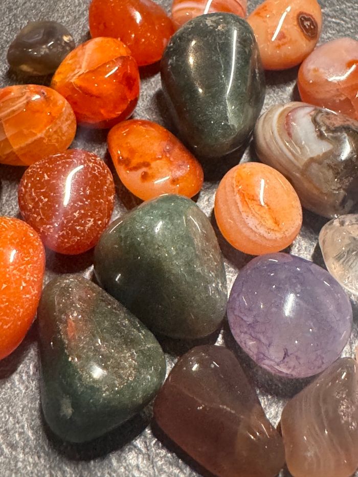 Lot de 140 g de pierres naturelles polies – Variété de minéraux - photo numéro 7